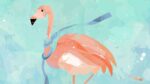 Tapeta Flamingi