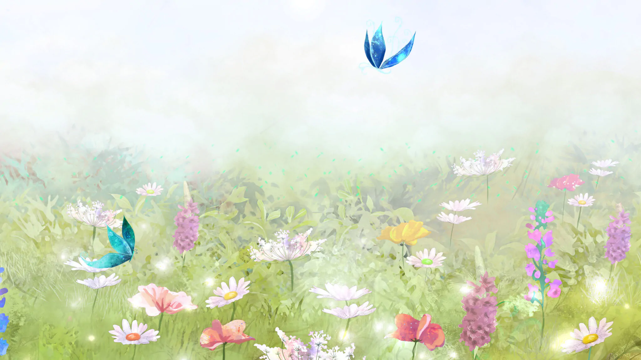 kwietna łąka - detal 3