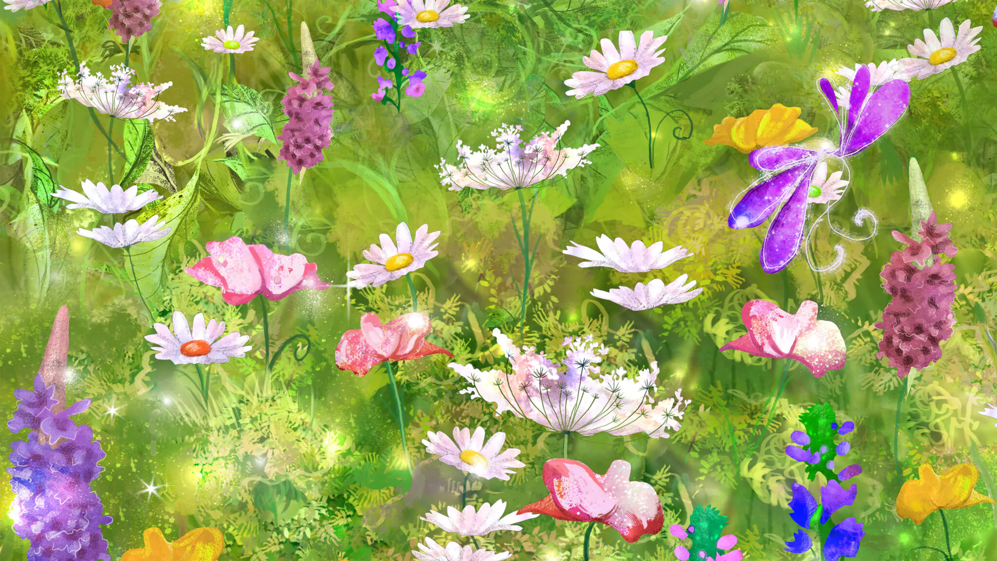 kwietna łąka - detal 4