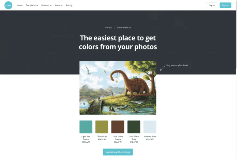 tapeta Huśtozaur - kolory