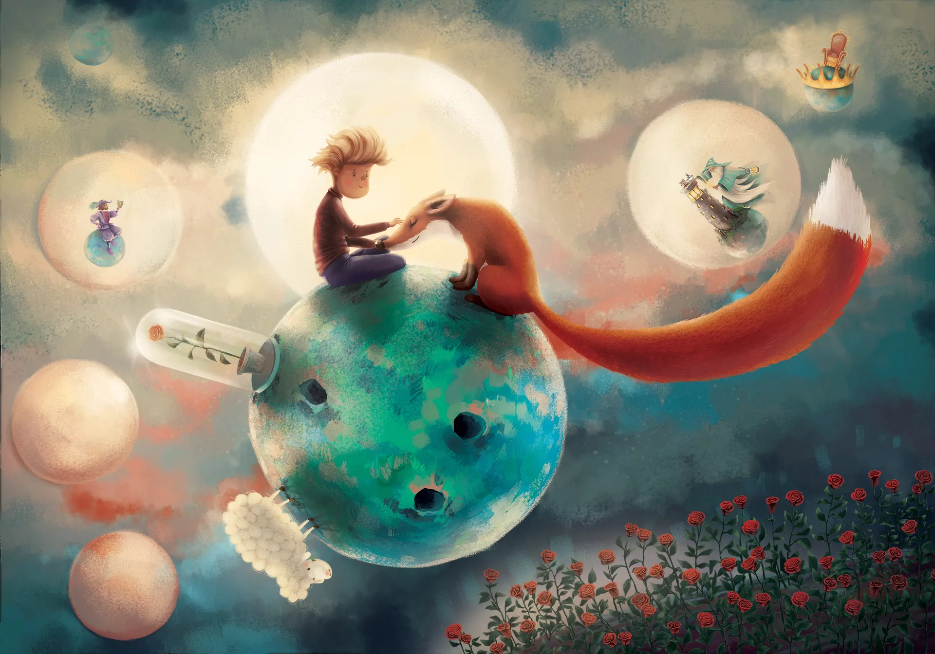 tapeta mały książę