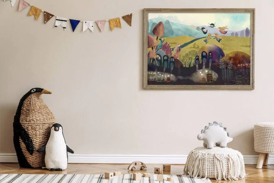 wizualizacja plakatu figle migle